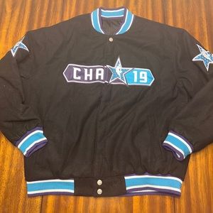 JH Design NBA Reversible Jacket - Charlotte Hornets All Star Game 2019 - Size XL